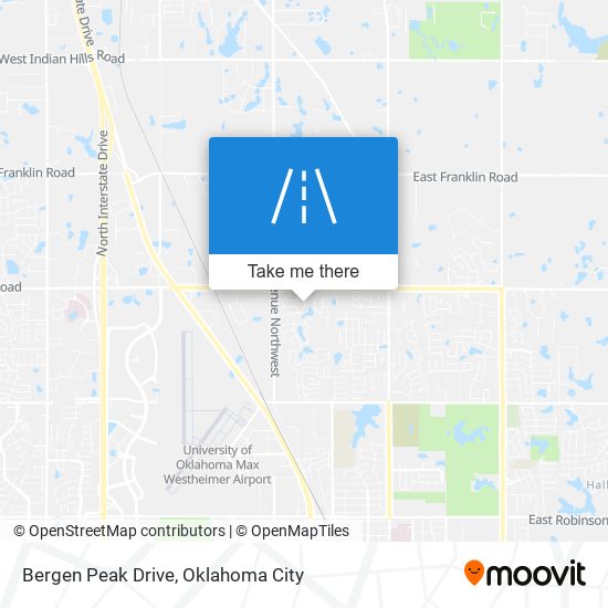 Mapa de Bergen Peak Drive