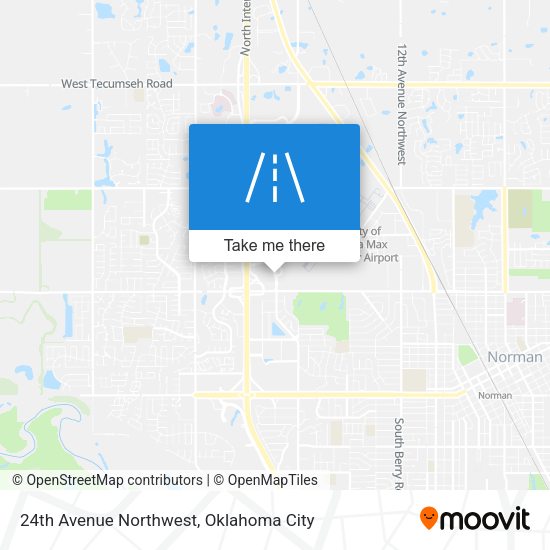24th Avenue Northwest map