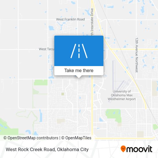 West Rock Creek Road map