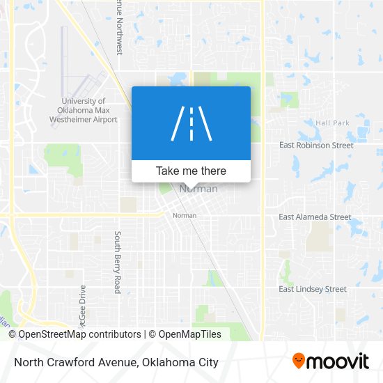 North Crawford Avenue map