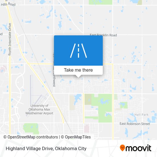 Highland Village Drive map