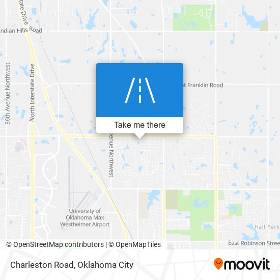 Charleston Road map