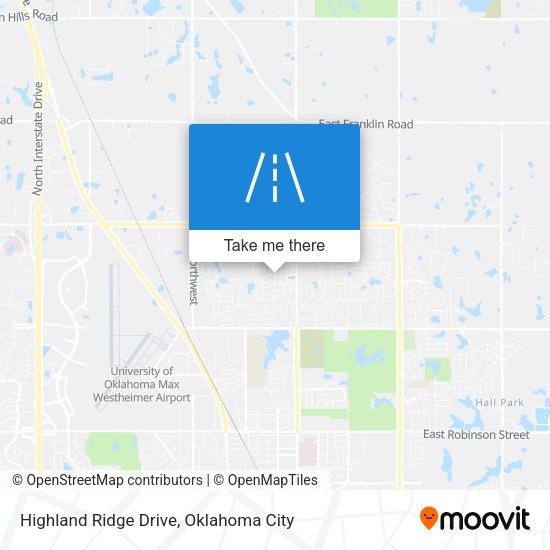 Highland Ridge Drive map
