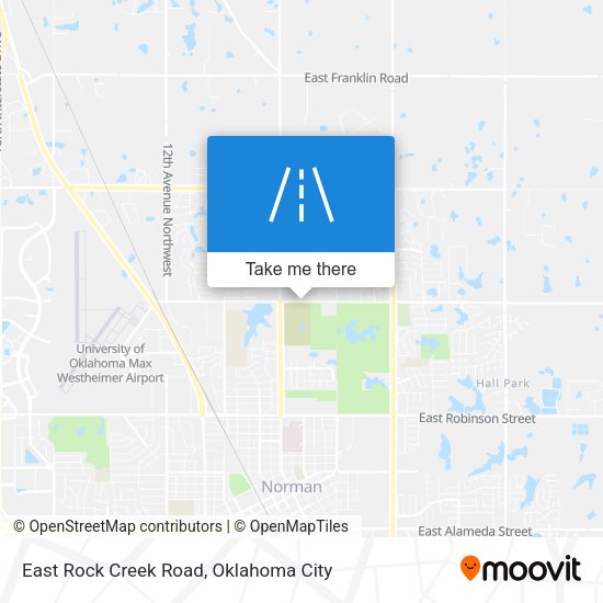 East Rock Creek Road map