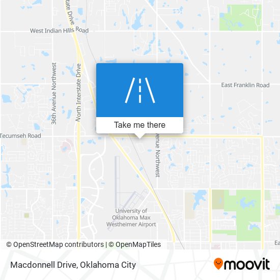 Macdonnell Drive map