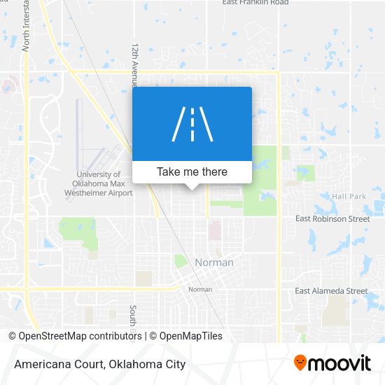 Americana Court map