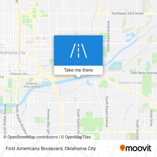 Mapa de First Americans Boulevard
