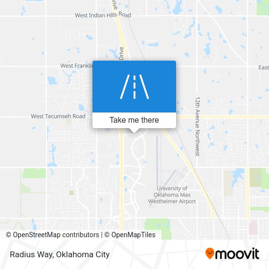 Mapa de Radius Way