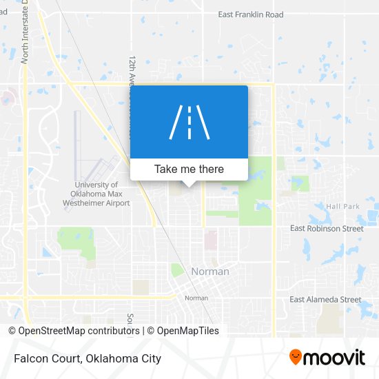 Mapa de Falcon Court