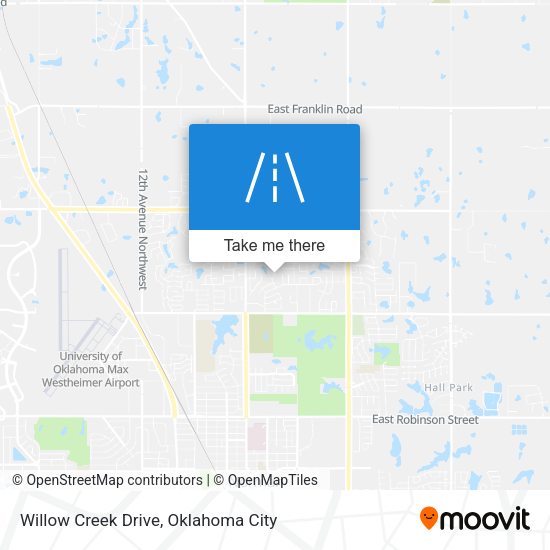 Willow Creek Drive map