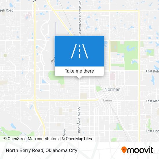 North Berry Road map
