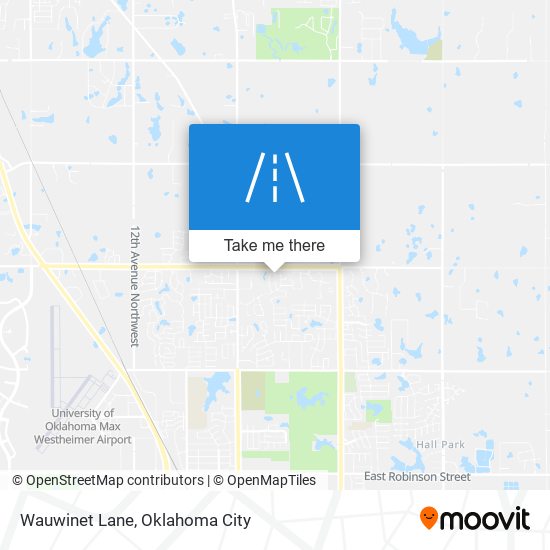 Mapa de Wauwinet Lane