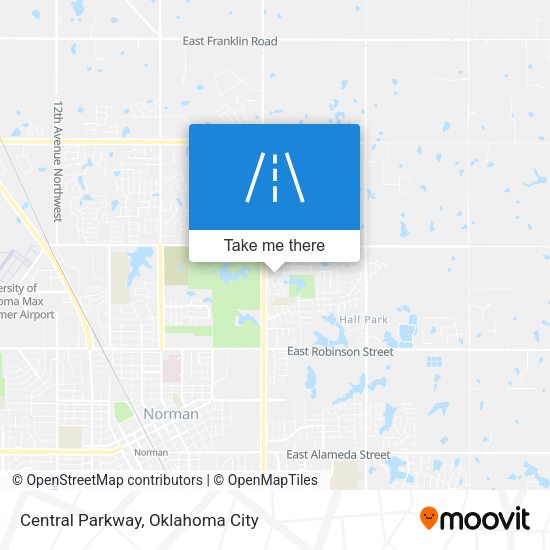 Central Parkway map