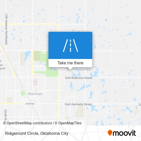 Ridgemont Circle map