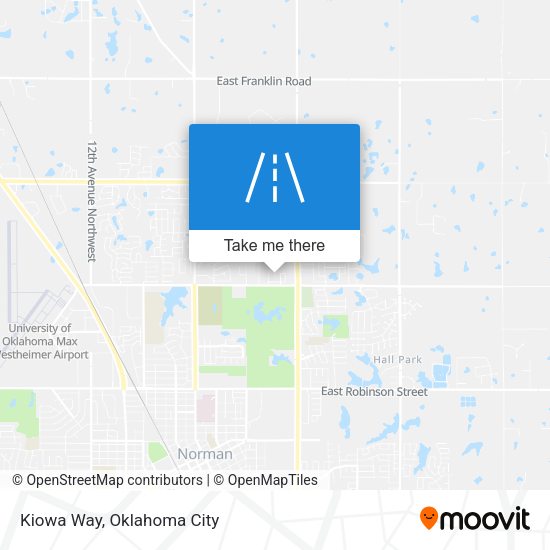 Kiowa Way map