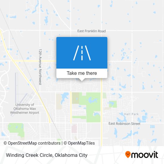 Winding Creek Circle map