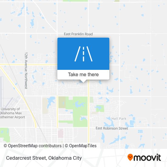 Mapa de Cedarcrest Street