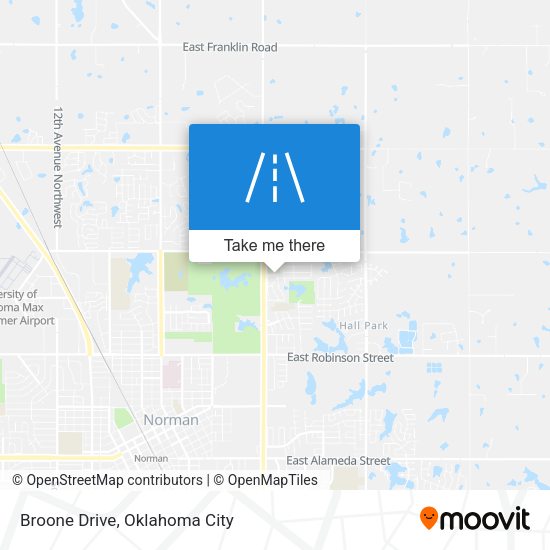 Broone Drive map