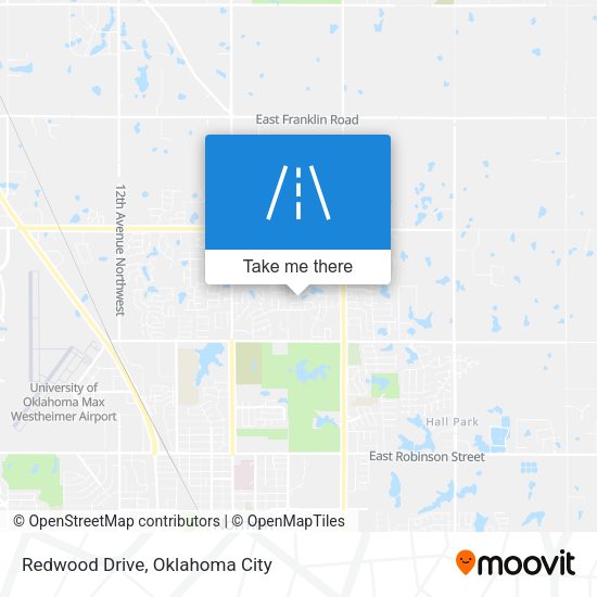 Redwood Drive map