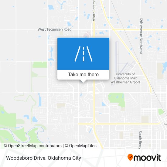 Mapa de Woodsboro Drive
