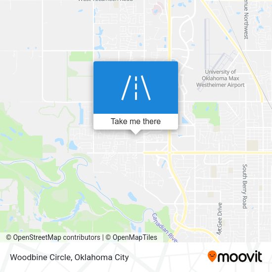 Woodbine Circle map