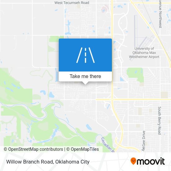 Willow Branch Road map