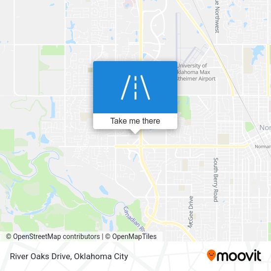 River Oaks Drive map