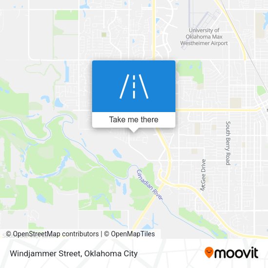 Mapa de Windjammer Street