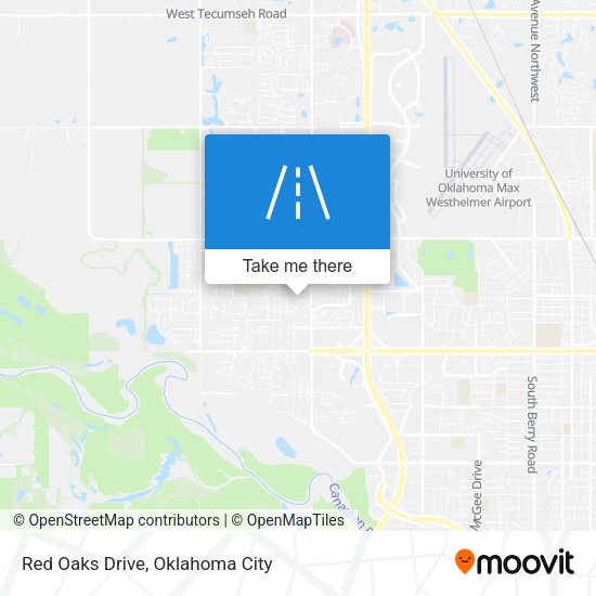 Mapa de Red Oaks Drive