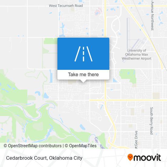 Cedarbrook Court map