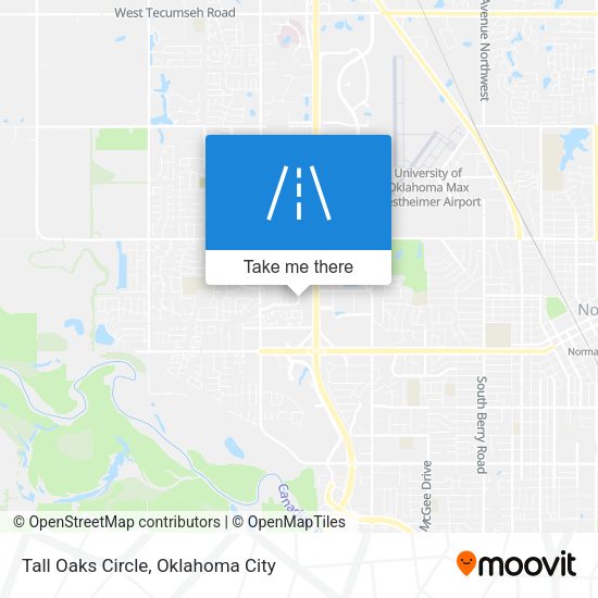 Tall Oaks Circle map