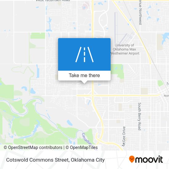 Mapa de Cotswold Commons Street