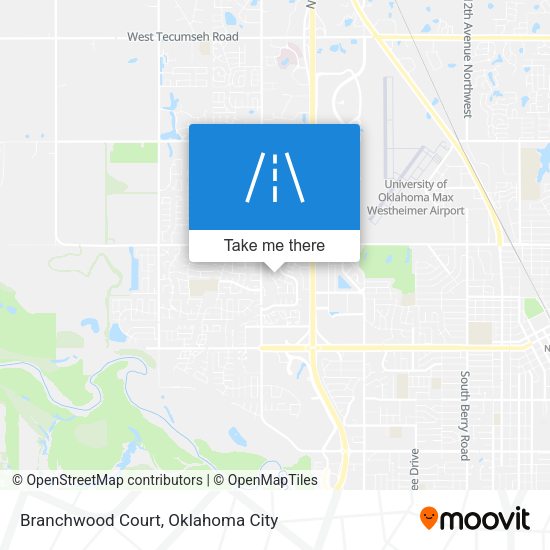 Mapa de Branchwood Court