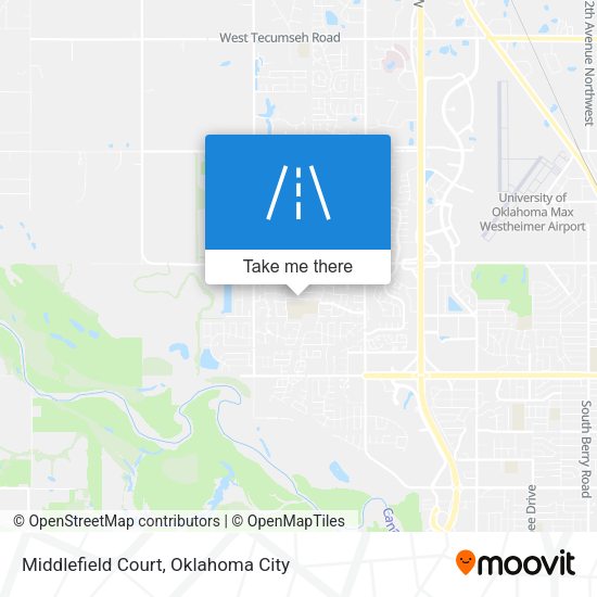 Middlefield Court map