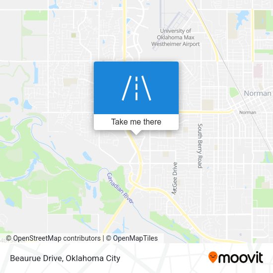 Mapa de Beaurue Drive