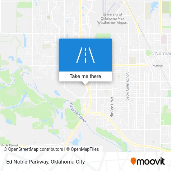 Ed Noble Parkway map