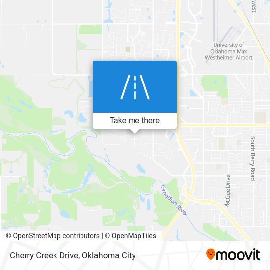 Cherry Creek Drive map