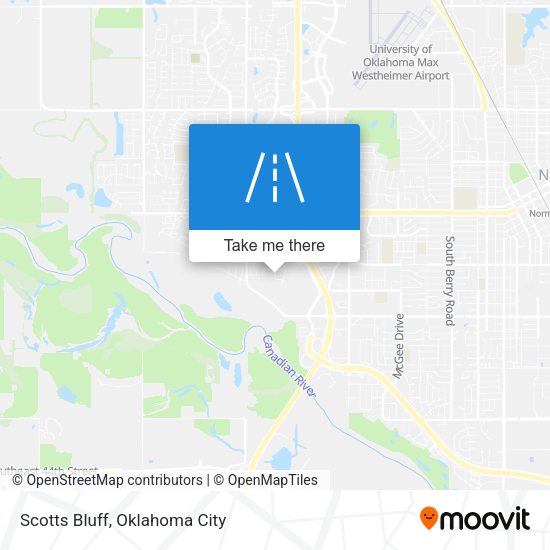 Scotts Bluff map