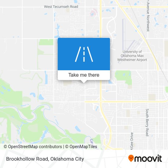 Brookhollow Road map