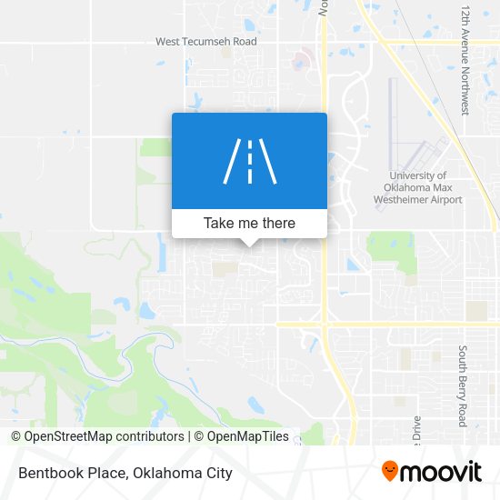 Mapa de Bentbook Place