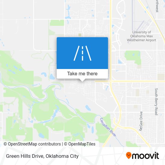 Green Hills Drive map