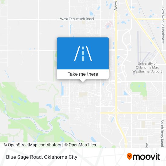 Mapa de Blue Sage Road