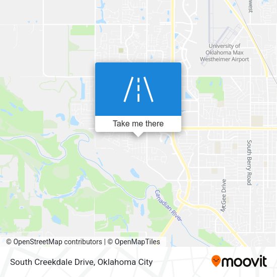 Mapa de South Creekdale Drive