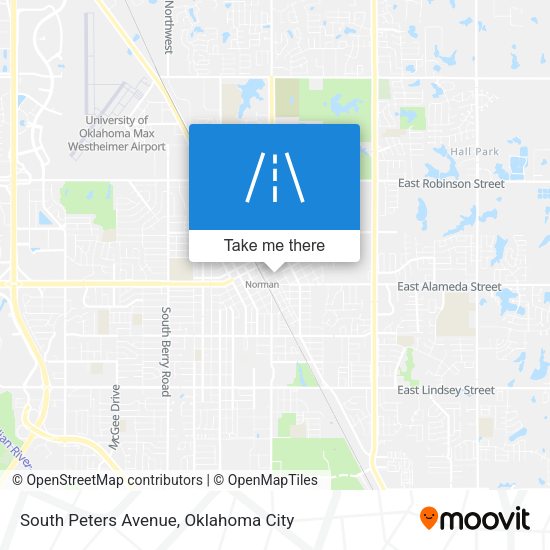 South Peters Avenue map