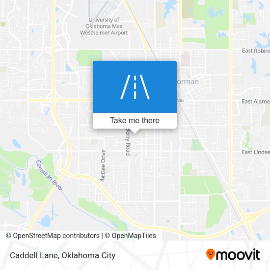 Caddell Lane map
