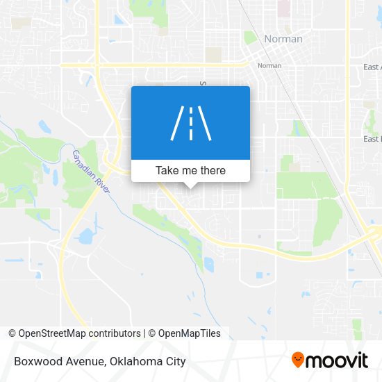 Boxwood Avenue map