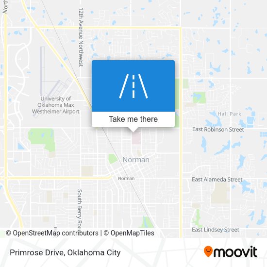 Primrose Drive map
