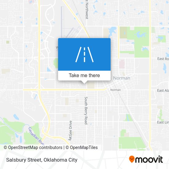 Mapa de Salsbury Street