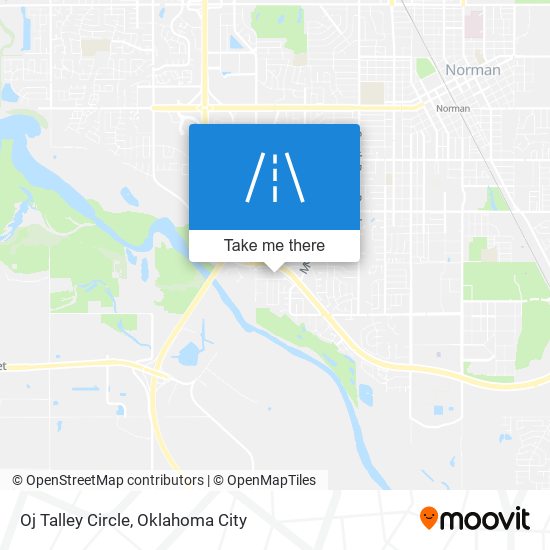 Oj Talley Circle map
