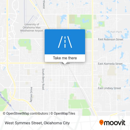 West Symmes Street map